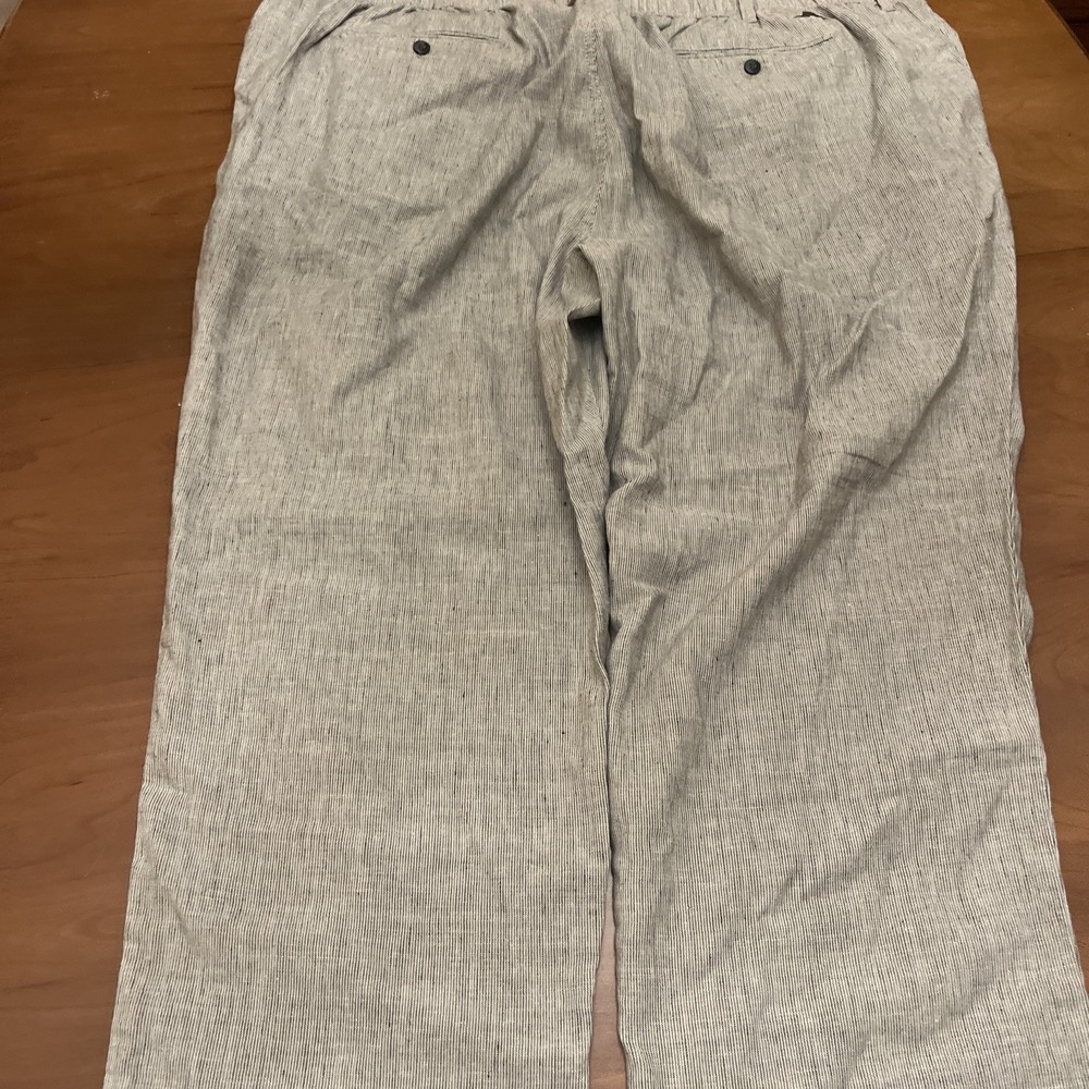 Tommy Bahama NWT Big And Tall 5XLB Island Sands Stripe Pants Linen Blend - Picture 9 of 10